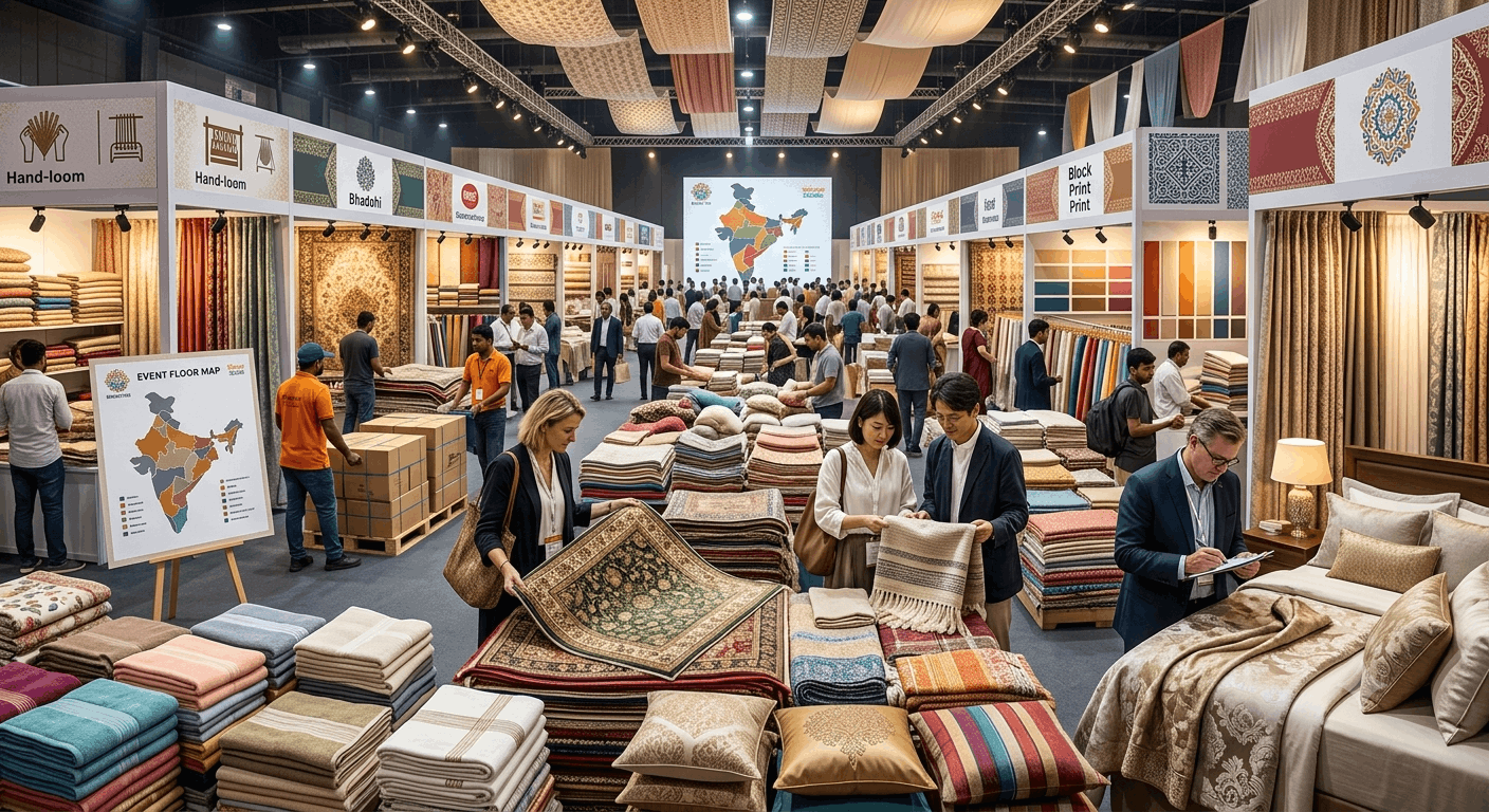 Complete Guide to Sourcing Home Textiles from India During Bharat Tex 2026