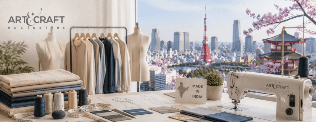 Looking for a Clothing Manufacturing Partner in India Meet Us at ITF Tokyo