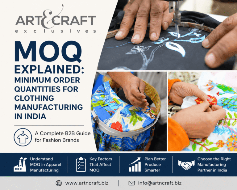 MOQ clothing manufacturer India