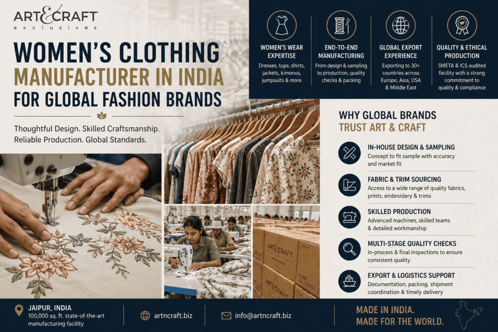women's clothing manufacturer in India