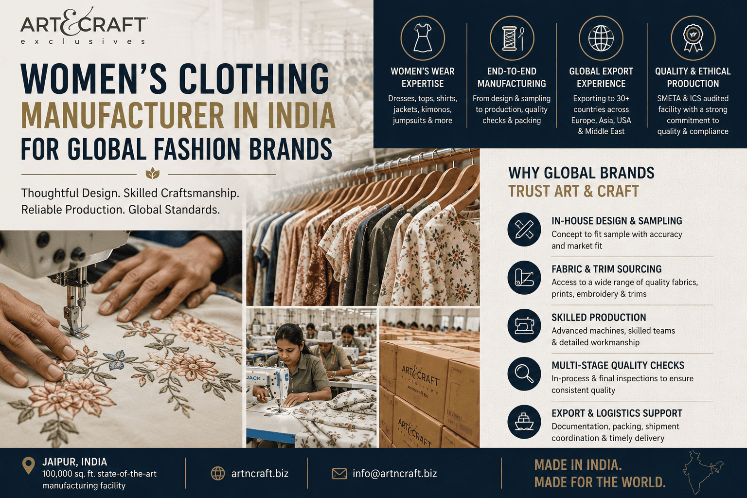 women's clothing manufacturer in India