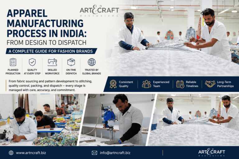apparel manufacturing process India