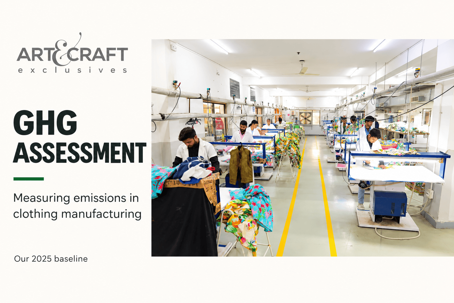 GHG assessment in clothing manufacturing