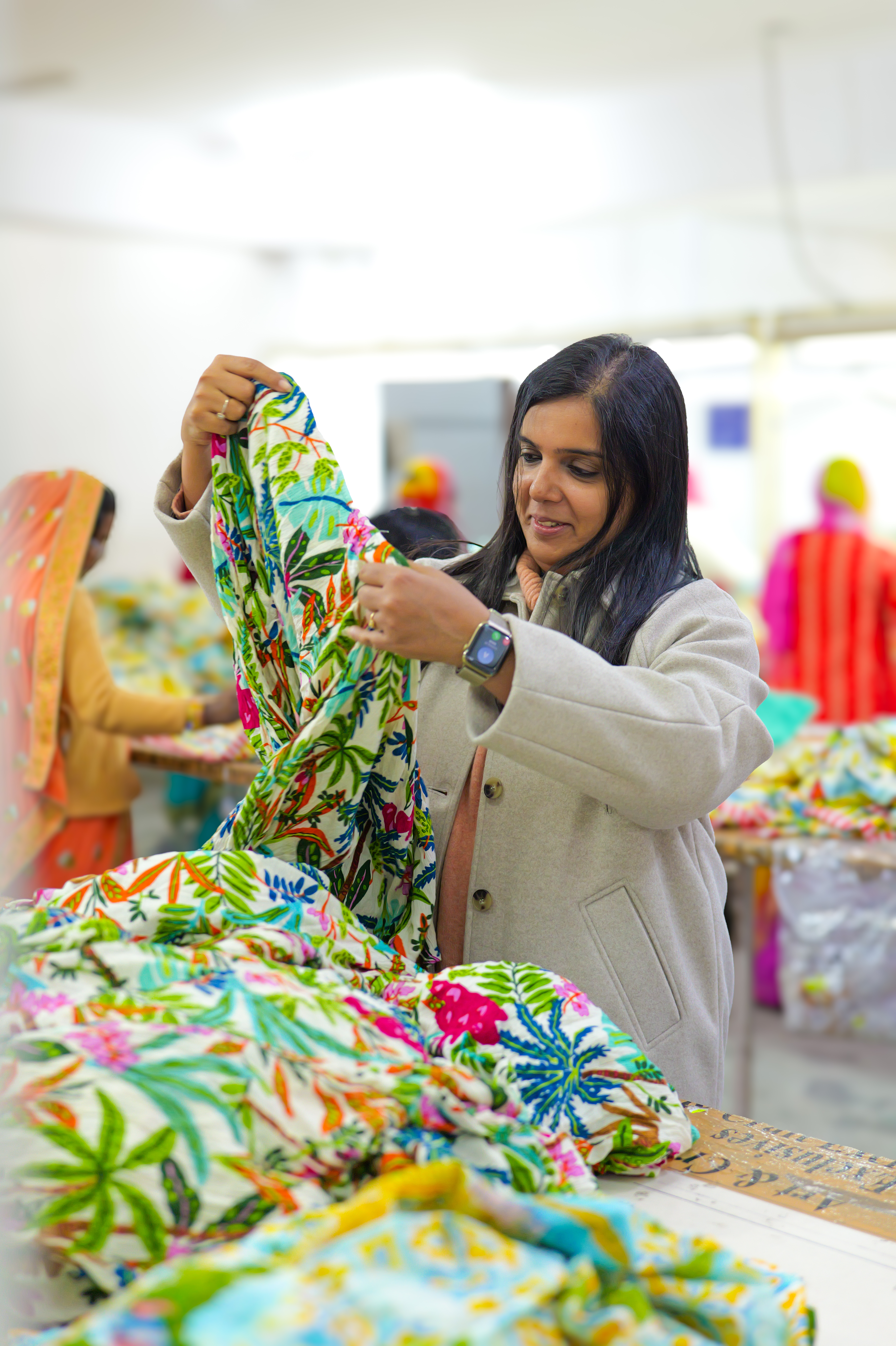 Garment manufacturing floor
