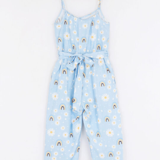 Rayon Staple Printed Jumpsuit