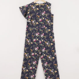 Cotton Cambric Blue Jumpsuit