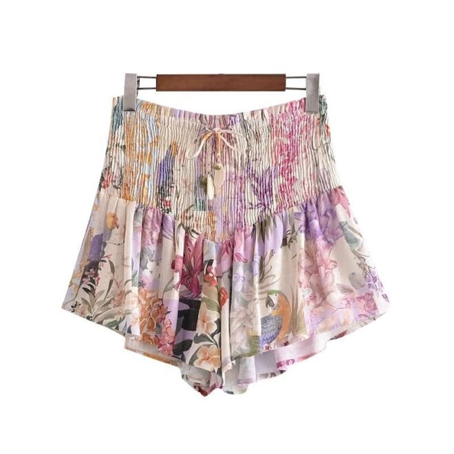 Rayon Woven Printed Shorts