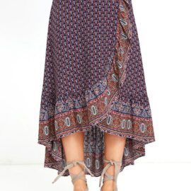 Rayon Woven Printed Skirt