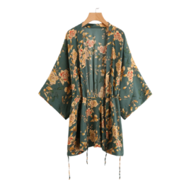 Botanical Print Kimono