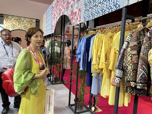 Textile trade fair exhibition